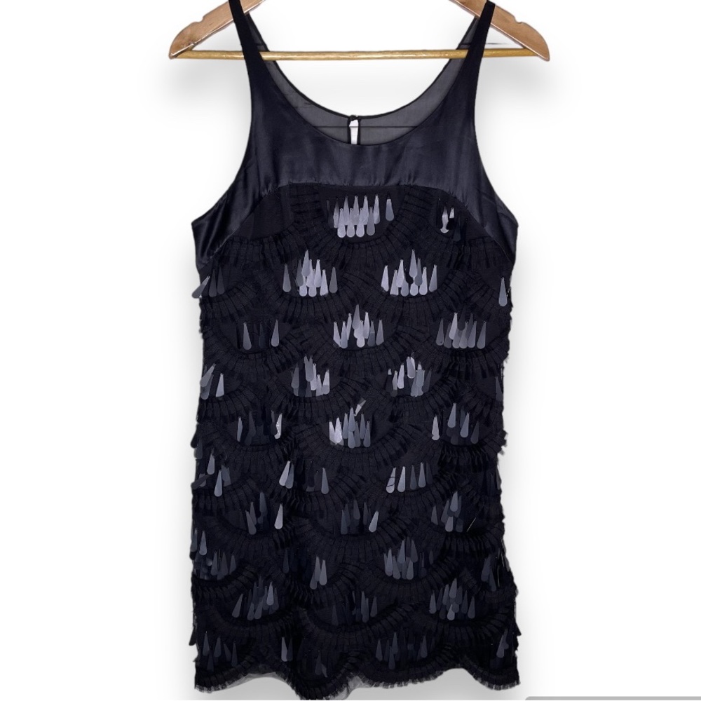 BCBGMaxAzria Black Mini Dress with Chic Silhouette